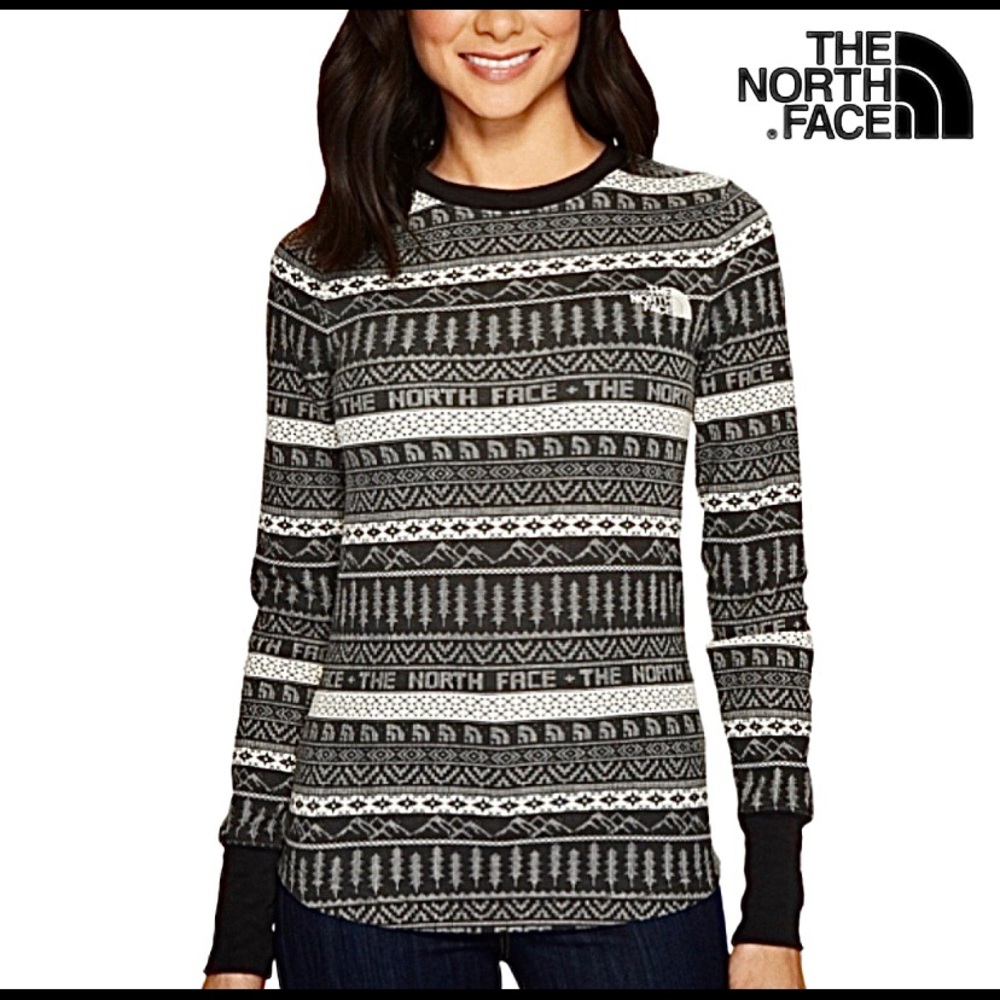 North Face Long Sleeve Thermal Shirt Medium